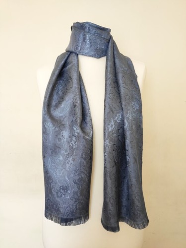 Foulard soie bleu pour - foulard,