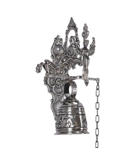 Cloche laiton chromé - cloche, en