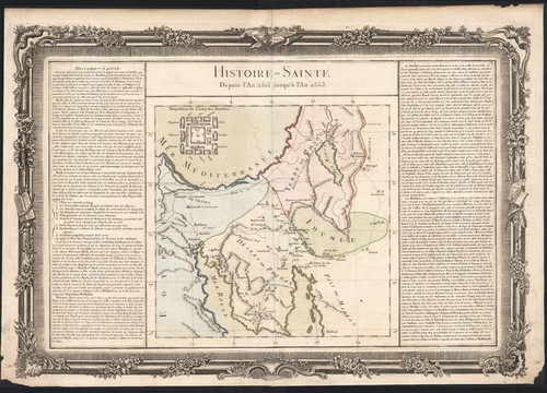 1756 gravure carte - 1756, de