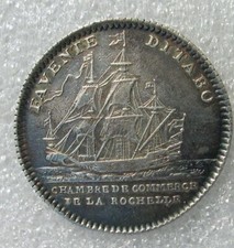 JETON ARGENT LOUIS XV