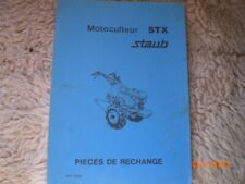LISTE  DE   PIECES  MOTOCULTEUR  STAUB  STX     REF : 6432