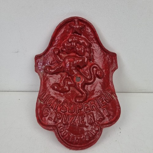 Plaque fonte siege - plaque,,