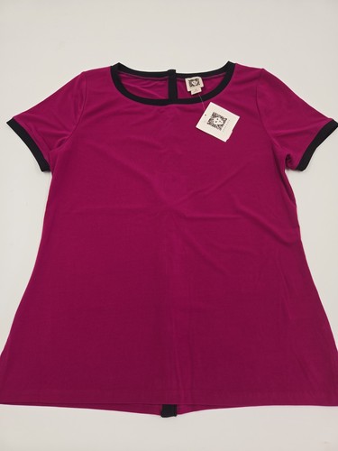 Anne klein fushia - blouse, with