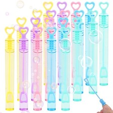 20pcs Bulles de Savon Enfant, Tube a Bulle sans Solution à Bulles, Mini Ensem...