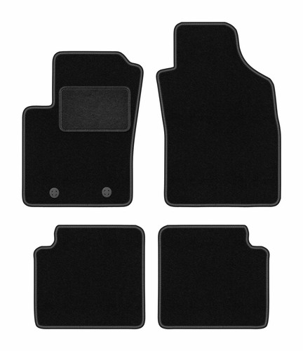 Tapis sol velours noir - de,
