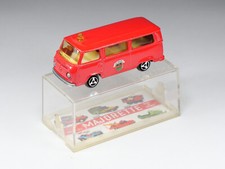 MAJORETTE - 244 - Volkswagen Fourgon de pompiers - rare Hayon Métal - En boite