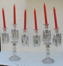 1950' Paire de Chandeliers