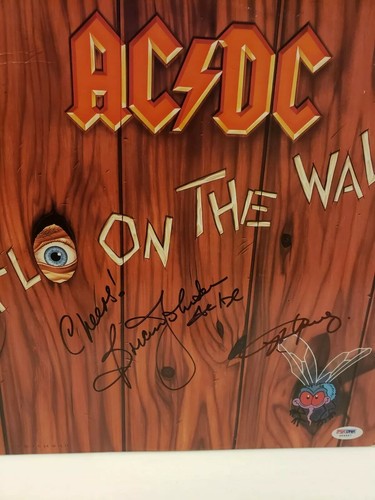 Autographed acdc fly the - autographed, on