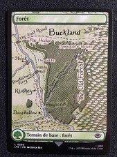 CARTE MAGIC TERRAIN RARE FULL ART TERRITOIRE FORÊT ELF FÉE LEGOLAS NEUF MINT
