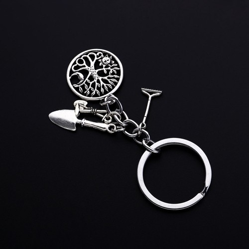 Porte clef outil jardinage - porte,