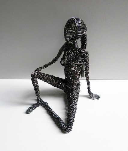 Sculpture fil fer - en, de