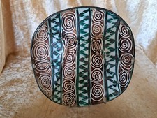 RARE ASSIETTE A COMPARTIMENTS EN FAIENCE DE VALLAURIS ROBERT PICAULT N°3