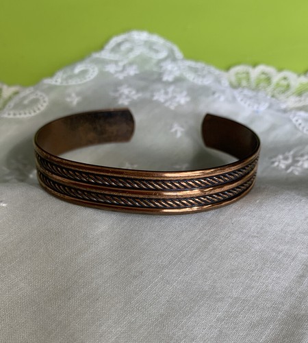 Copper cuff bracelet jewelry - cuff,