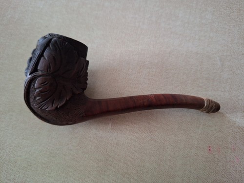Ancienne pipe bois sculpté - ancienne,