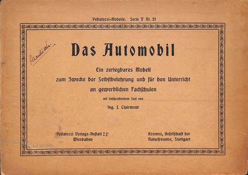 Das automobil livre - livre, pop-up