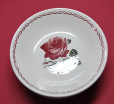6 Assiettes anciennes creuses  "Germaine"  Badonviller ROSES ROUGES