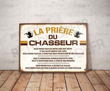 Plaque métal vintage la