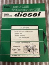 REVUE TECHNIQUE JOHN DEERE 1120 2020 2120 2030 2130 Tracteurs Agricole
