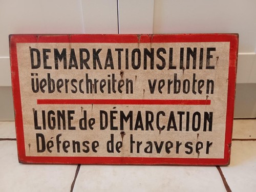 Panneau allemand ww2 german - panneau,