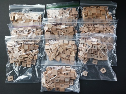 1000 genuine scrabble - 1000, letter