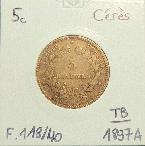 Centimes cérès 1897a - cérès,,
