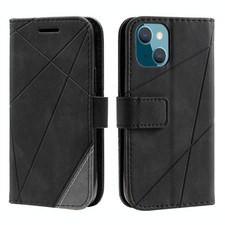 Étui en cuir noir pour iPhone