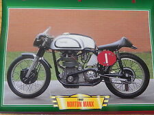 CARTE FICHE MOTO NORTON MANX