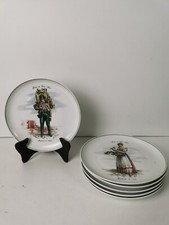 6 Assiettes porcelaine