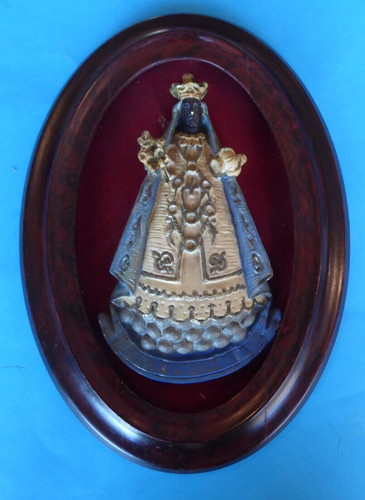 Statue vierge noire halle - vierge,