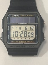 Montre LCD vintage CASIO WL-10 SOLAR WATCH COLLECTOR 80's EN PARFAIT ETAT QW617