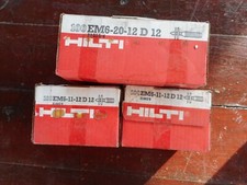 hilti - lot de 3 boites de 100
