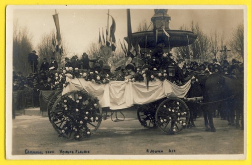 Rare carte photo aix - carte,