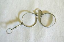 Ancienne Binocle Bésicles Lunette Lorgnon en Argent Massif 800 à Restaurer 