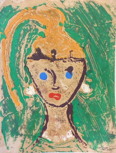 Art brut peinture sur - , papier