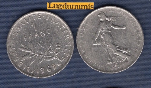 Franc semeuse nickel 1969 - semeuse, en