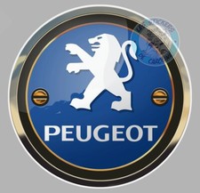 STICKER LOGO PEUGEOT LION AUTOCOLLANT REFLET TROMPE L'OEIL AUTO PB406