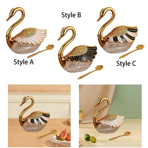 Sucrier cygne récipient - cygne, à