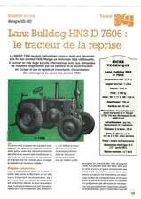 Tracteur lanz bulldog - lanz, hn3