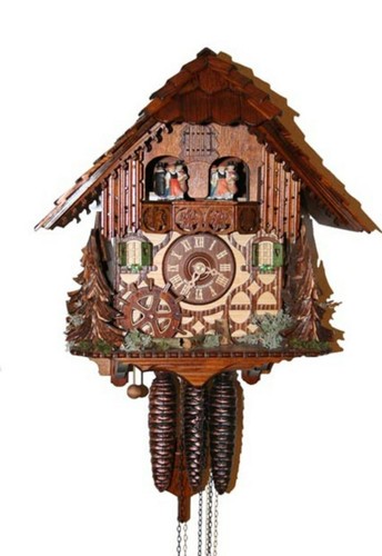 Horloge coucou bois avec - coucou, en