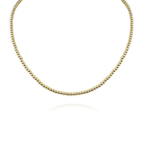 Collier femme 750 plaqué - collier, or