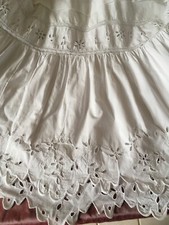 Ancien JUPON broderie anglaise