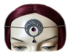Moon Goddess Wicca Priestess Circlet Crown Headpiece Headdress Gothic Jewelry