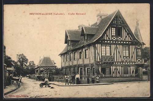 Cpa beuvron auge chalet - cpa, beuvron-en-auge,