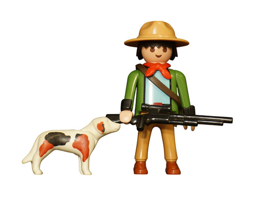 Playmobil personnage chasseur