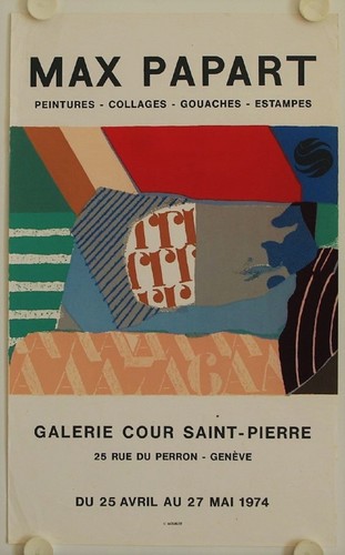 Affiche max papart 1974 - affiche,