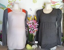 Vêtement occasion grossesse : Pulls maternité " Ligne Maternitè " T : 38 / 40