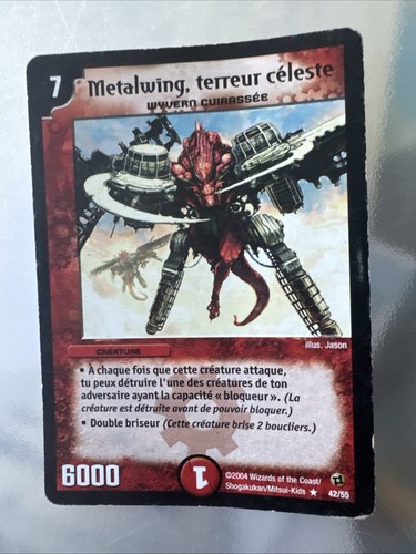 Carte duel masters metalwing - carte,