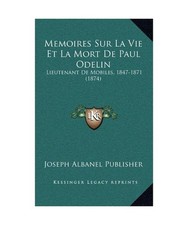 Memoires Sur La Vie Et La Mort