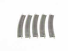MINITRIX LOT 5 RAILS COURBES R2 228,2 mm. 24° REF. 14924 / 4924  ECHELLE N 1/160