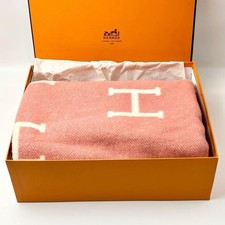Tagged Pink Hermes Blanket